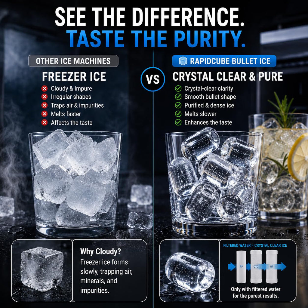 Ice Maker Machine 1.5L Countertop Self Cleaning Portable Compact Ice Maker iN