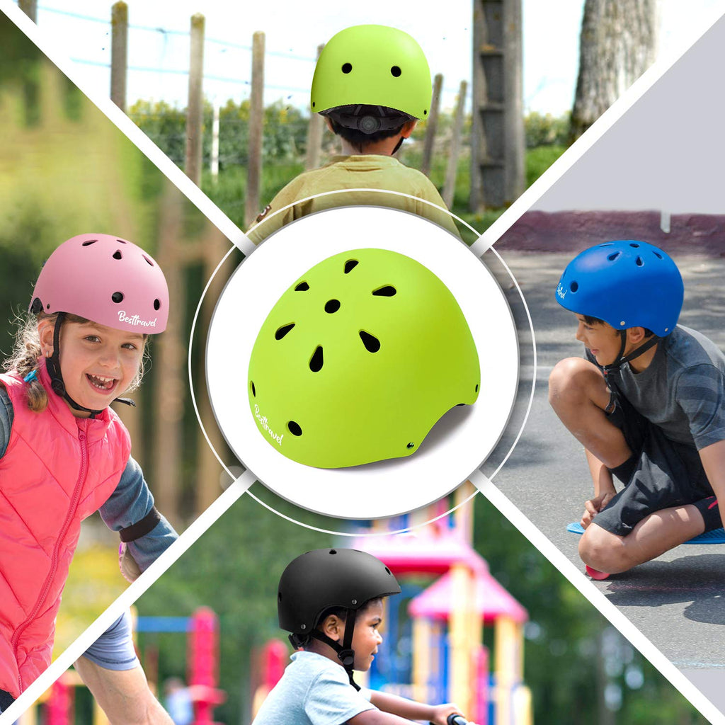 Besttravel Kids Helmet, Toddler Helmet Adjustable Toddler Bike Helmet Ages 3-8 Years Old Boys Girls Multi-Sports Safety