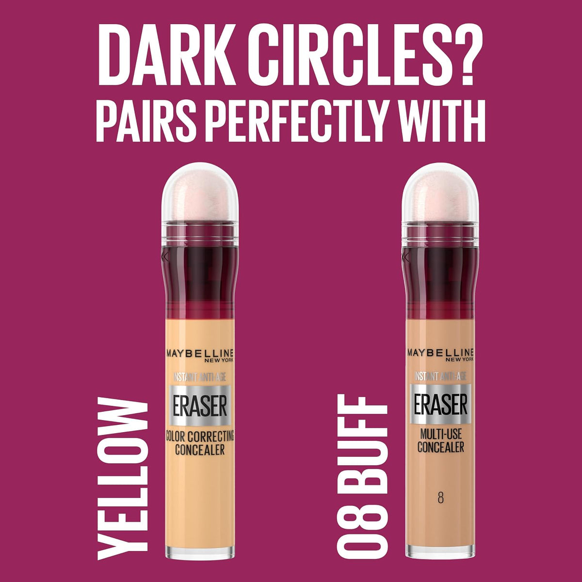 Maybelline Concealer Instant Anti Age Eraser Eye, For Dark Circles 01 Light