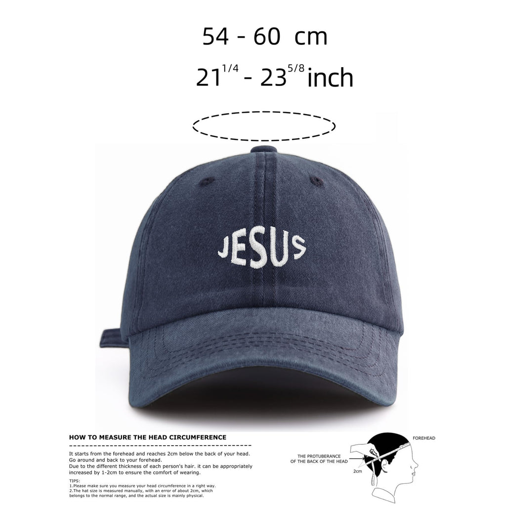 Washed Baseball Cap Embroidered Adjustable Vintage Dad Hat Casual Outdoor Cap for Men Women