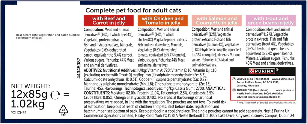 FELIX Doubly Delicious Countryside Selection in Jelly Wet Cat Food 40x85g