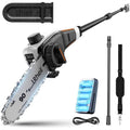 Cordless Pole Saw 20V 20cm 8m/s 10000mAh Battery Tree Pruner Litheli Chainsaw Kit