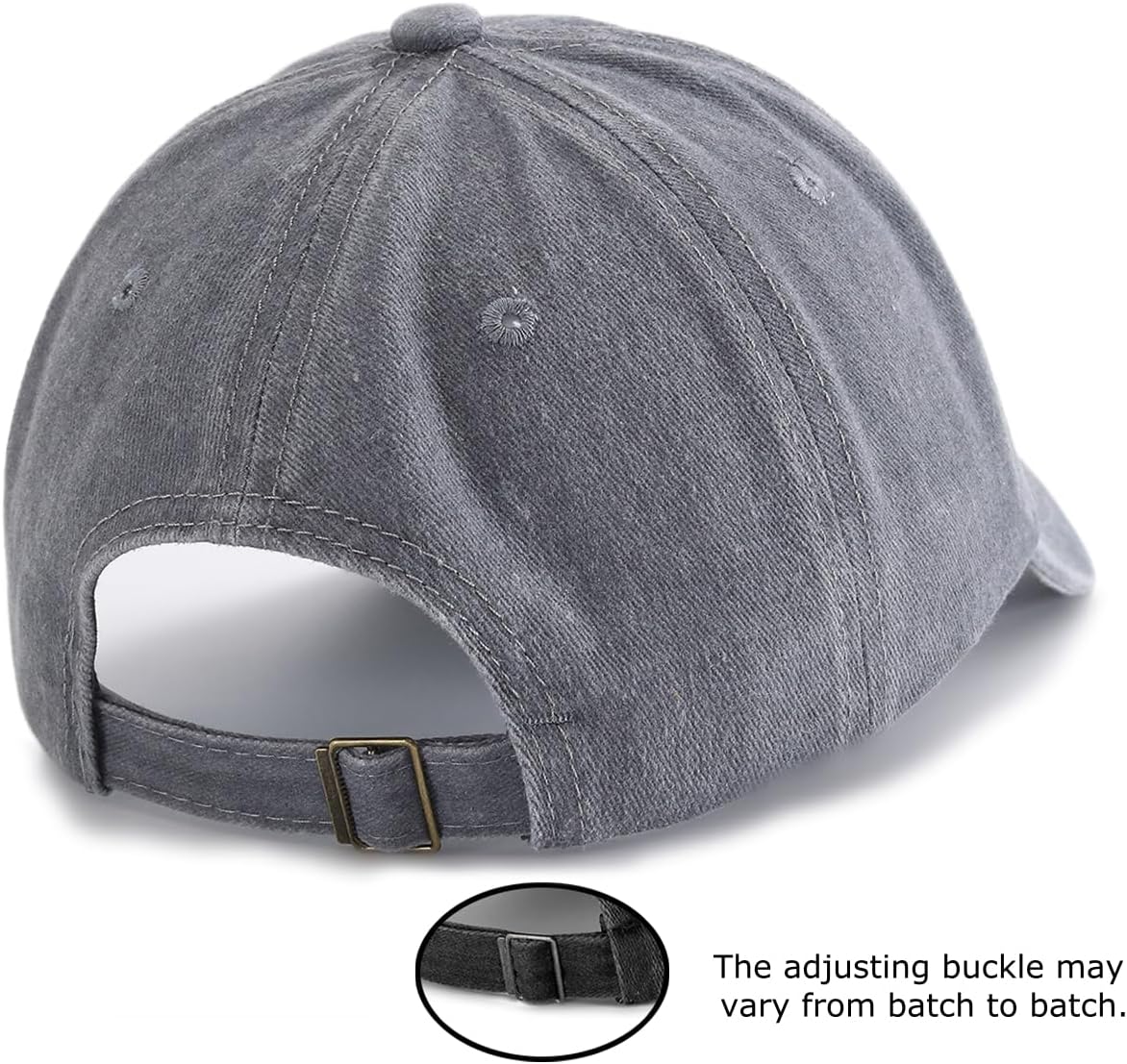 Washed Baseball Cap Embroidered Adjustable Vintage Dad Hat Casual Outdoor Cap for Men Women