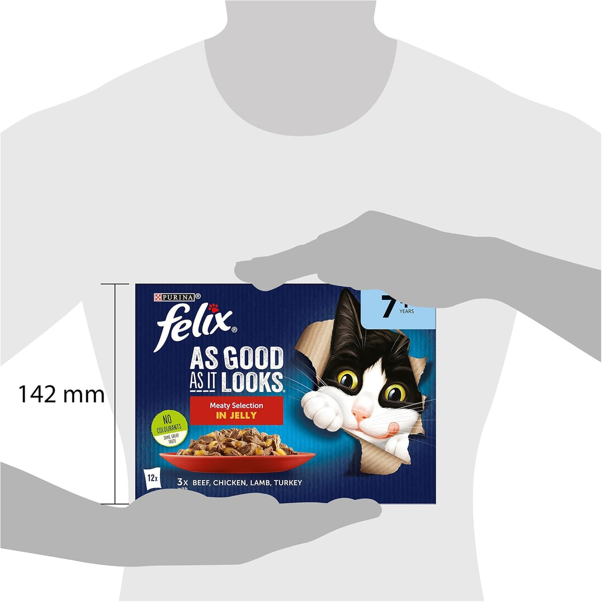 FELIX Doubly Delicious Countryside Selection in Jelly Wet Cat Food 40x85g