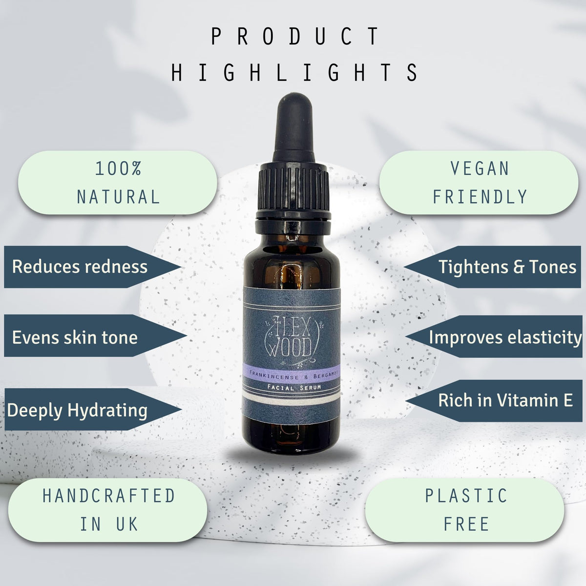 The Ilex Wood Rose & Frankincense Face Cream – Natural Moisturiser 60ml