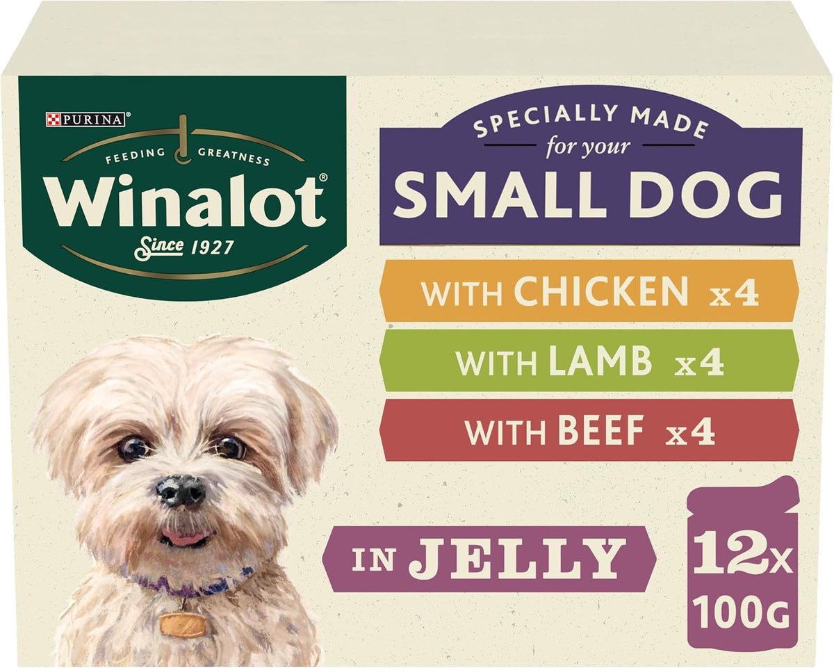 WINALOT Sunday Dinner Mixed in Gravy Wet Dog Food Pouches 40x100g
