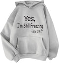 Winter Sweatshirt Women Women's Print Long Sleeved Sweatshirt Blouse Pullover Solid Color Hooded Funny Ladies Christmas Jumpers Hooded Tunic Pullover Holiday Outfits for Women