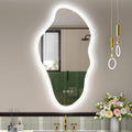 Irregular LED Bathroom Mirror 90 x 50cm Bluetooth Anti-Fog STARLEAD