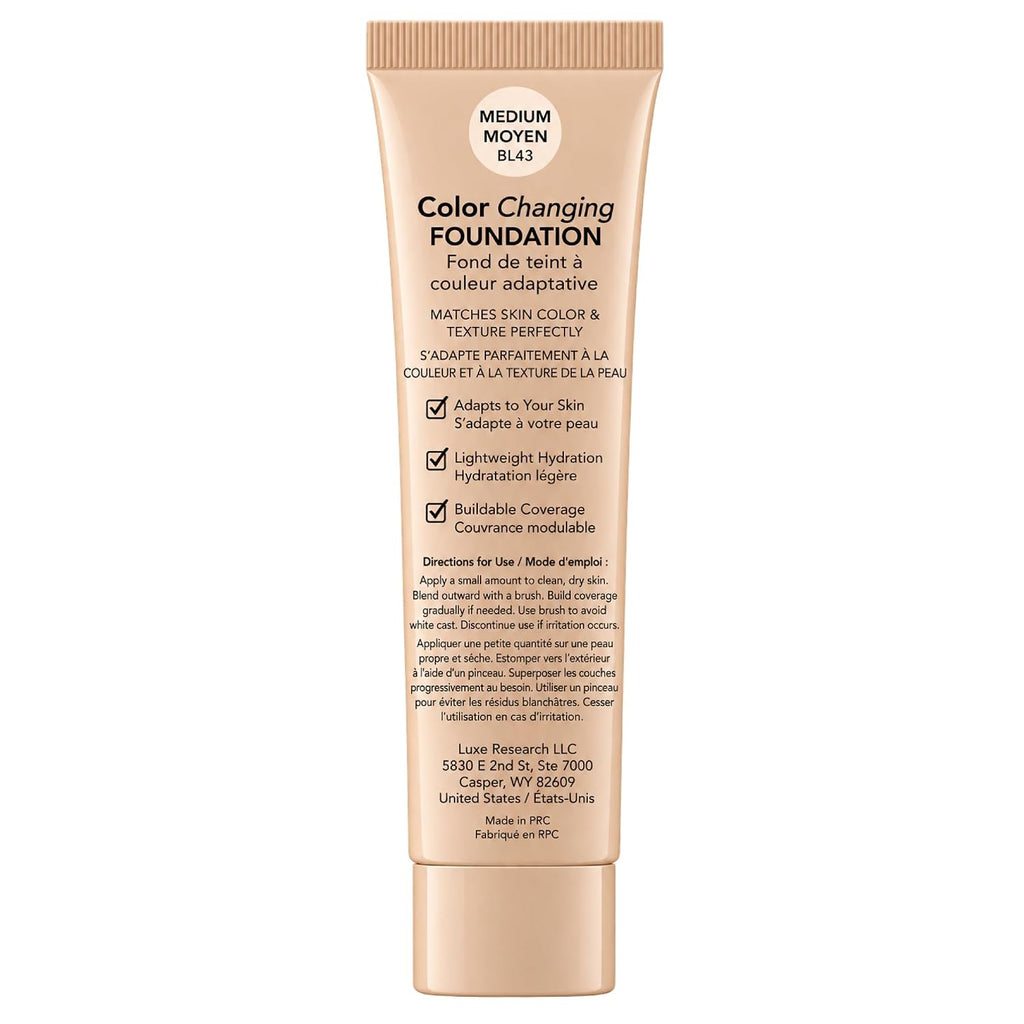 Luxe Color Changing Foundation – Medium