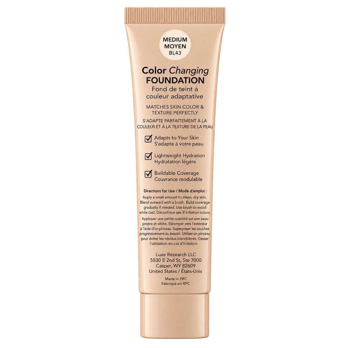 Luxe Color Changing Foundation – Medium