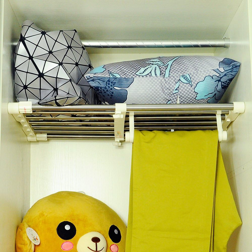 Extendable Closet Shelf Divider 40-60cm Heavy Duty Wardrobe Organiser