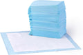 Amazon Basics Puppy Training Pads, 5-Layer Leakproof Design, Quick-Dry Surface, Regular 56 x 56 cm, Pack of 50, Blue
