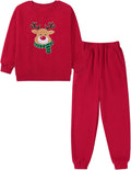 URMAGIC Girls' 2-piece Outfits Clothes Pants Tops Set Sweatpant Sweatshirt