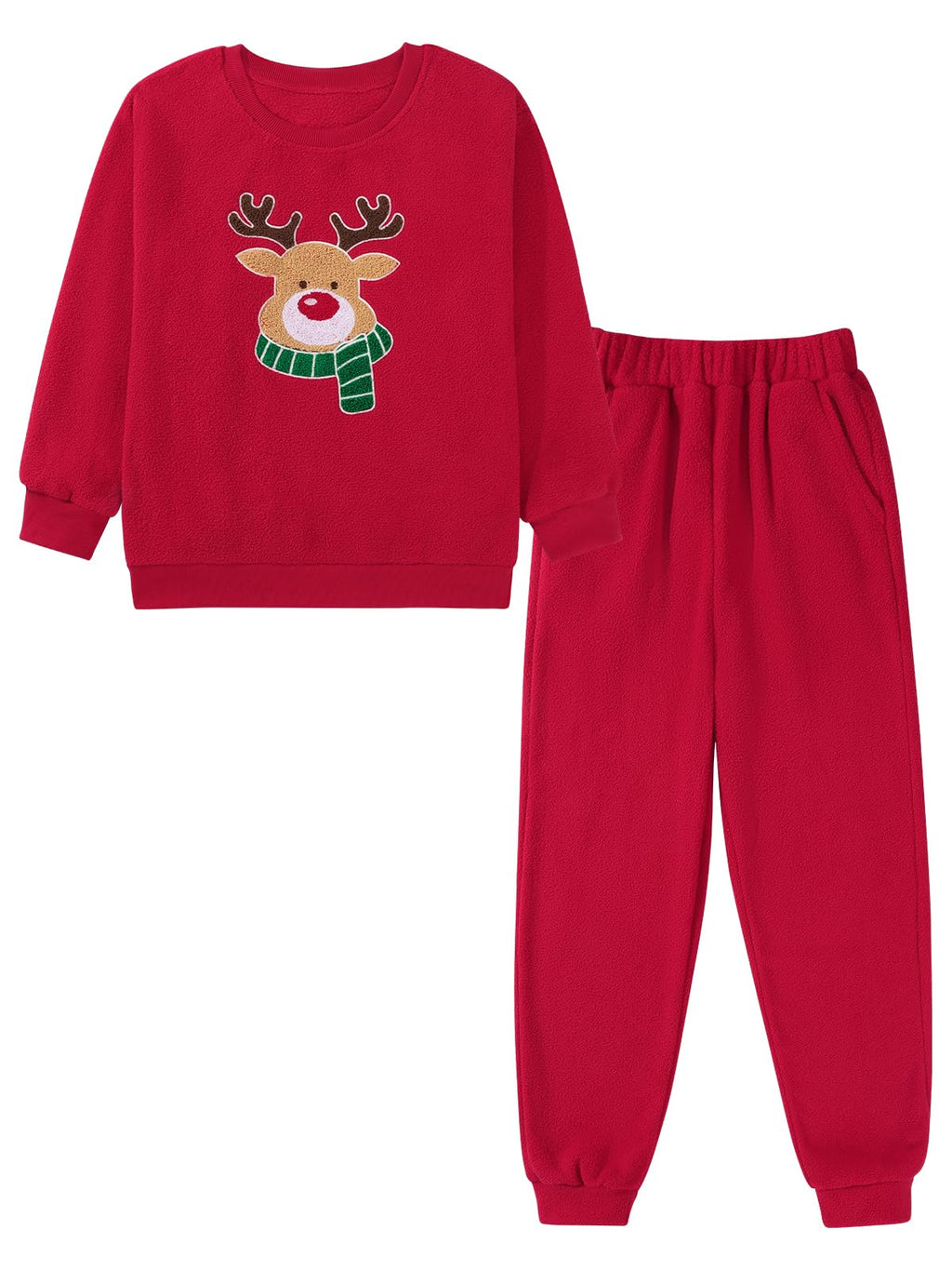 URMAGIC Girls' 2-piece Outfits Clothes Pants Tops Set Sweatpant Sweatshirt