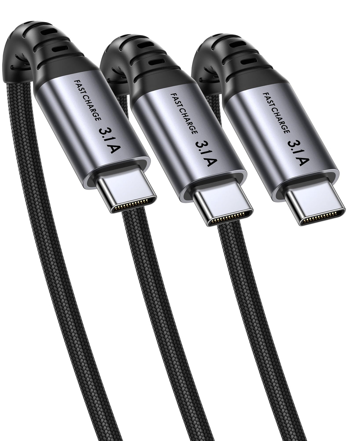 INIU USB C Charger Cable, [2m] USB A to USB C Charging Cable 3.1A