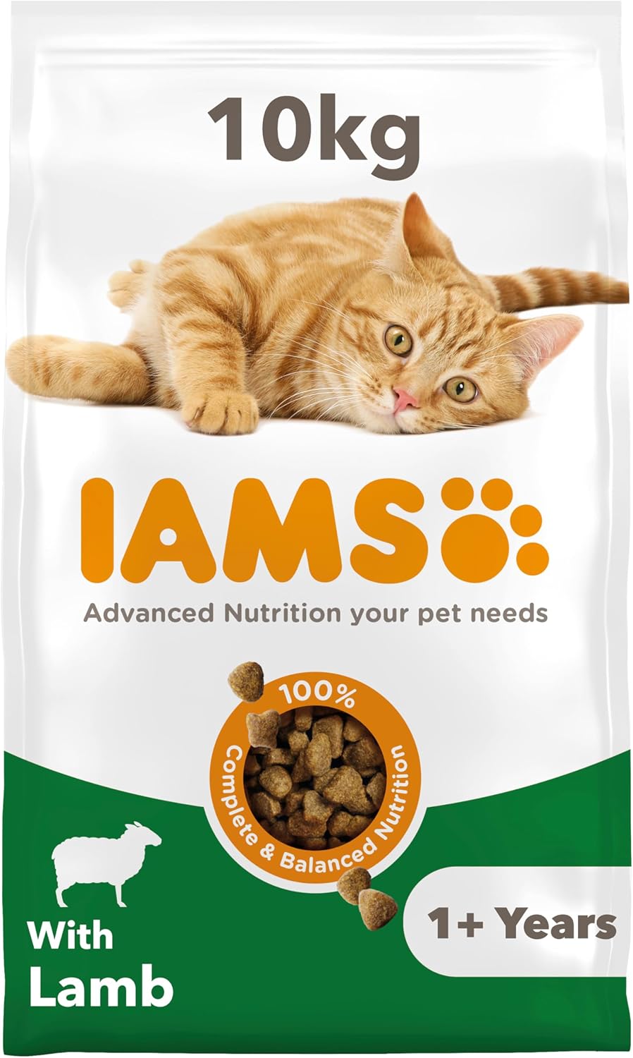 IAMS Adult Complete Dry Cat Food Chicken 3kg - Supports Strong Immune System