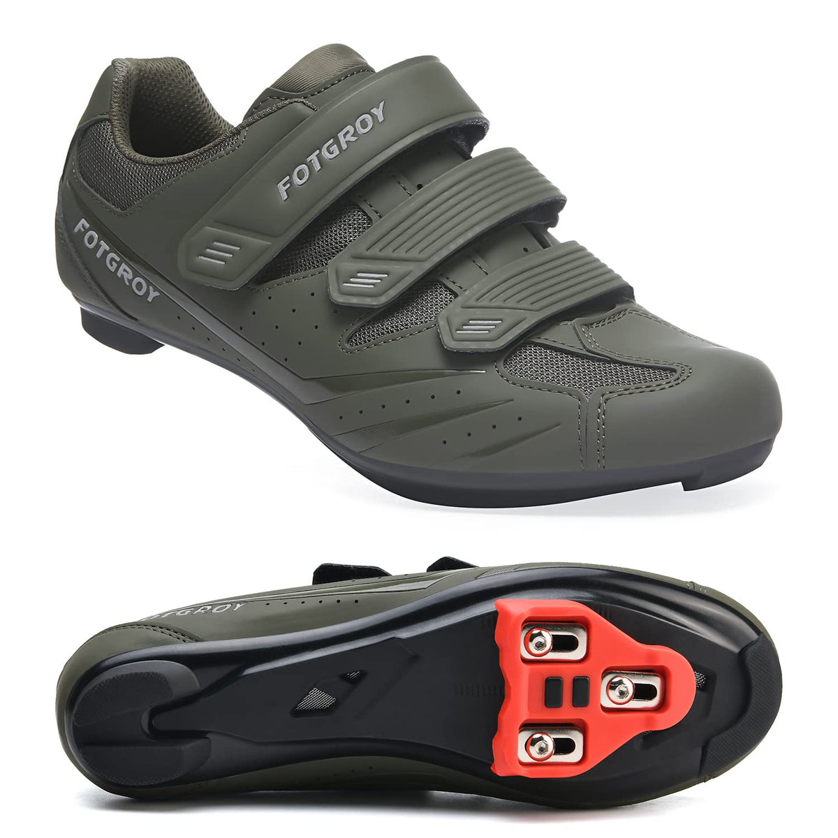 Men's Cycling Shoes for Women, Compatible with Peloton SPD ARC Look Delta Cleats, Unisex Bicycle Riding Spin Shoes Indoor Road Rcing Bikes Shoe