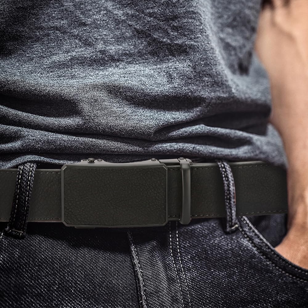 Belt Men,Ratchet Belt,Adjustable Design,Mens leather belt,Mens Belts Casual