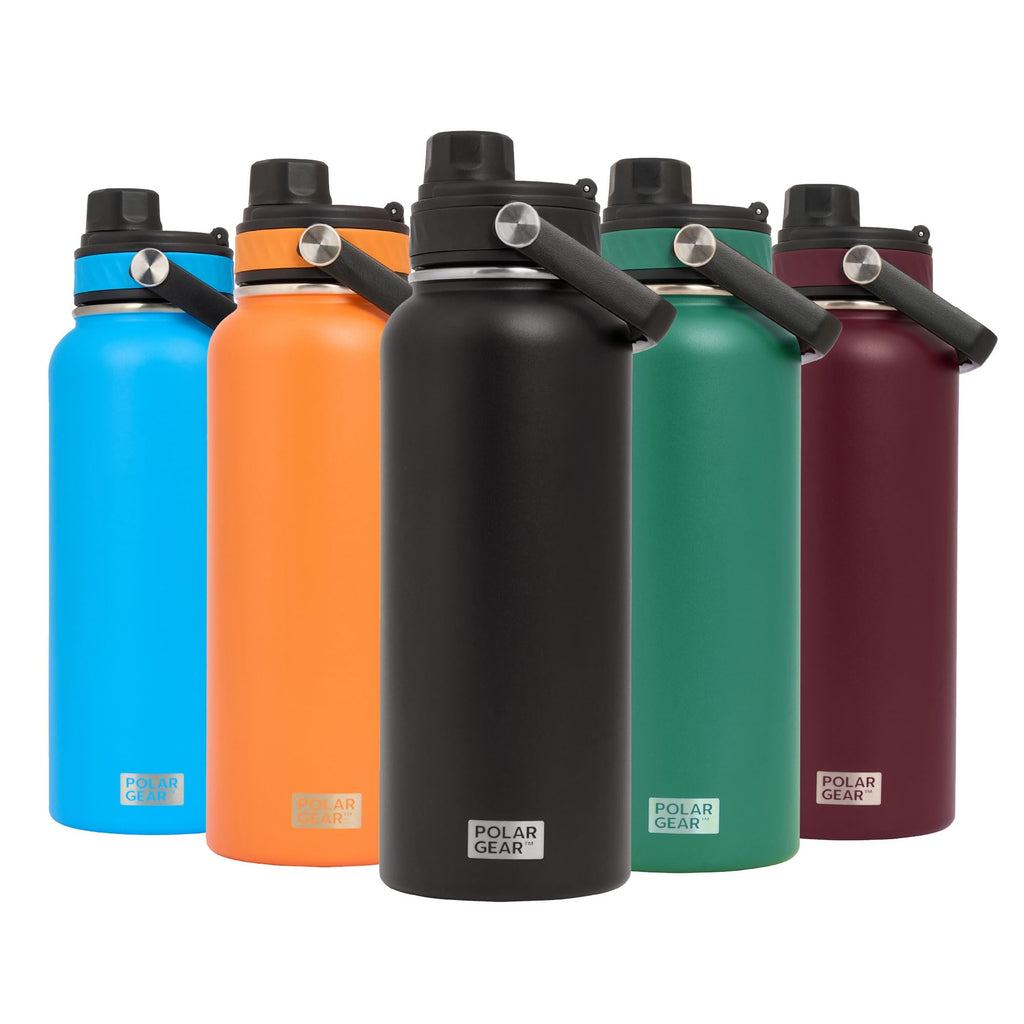 Polar Gear Insulated Water Bottle with Flip Straw - 800ml Wine