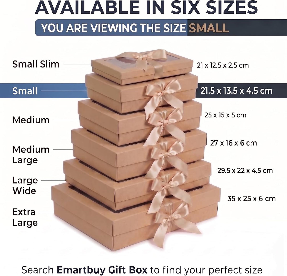 Gift Boxes 12 Pack Black Clear Window Small 21.5x13.5x4.5cm Emartbuy Present Boxes