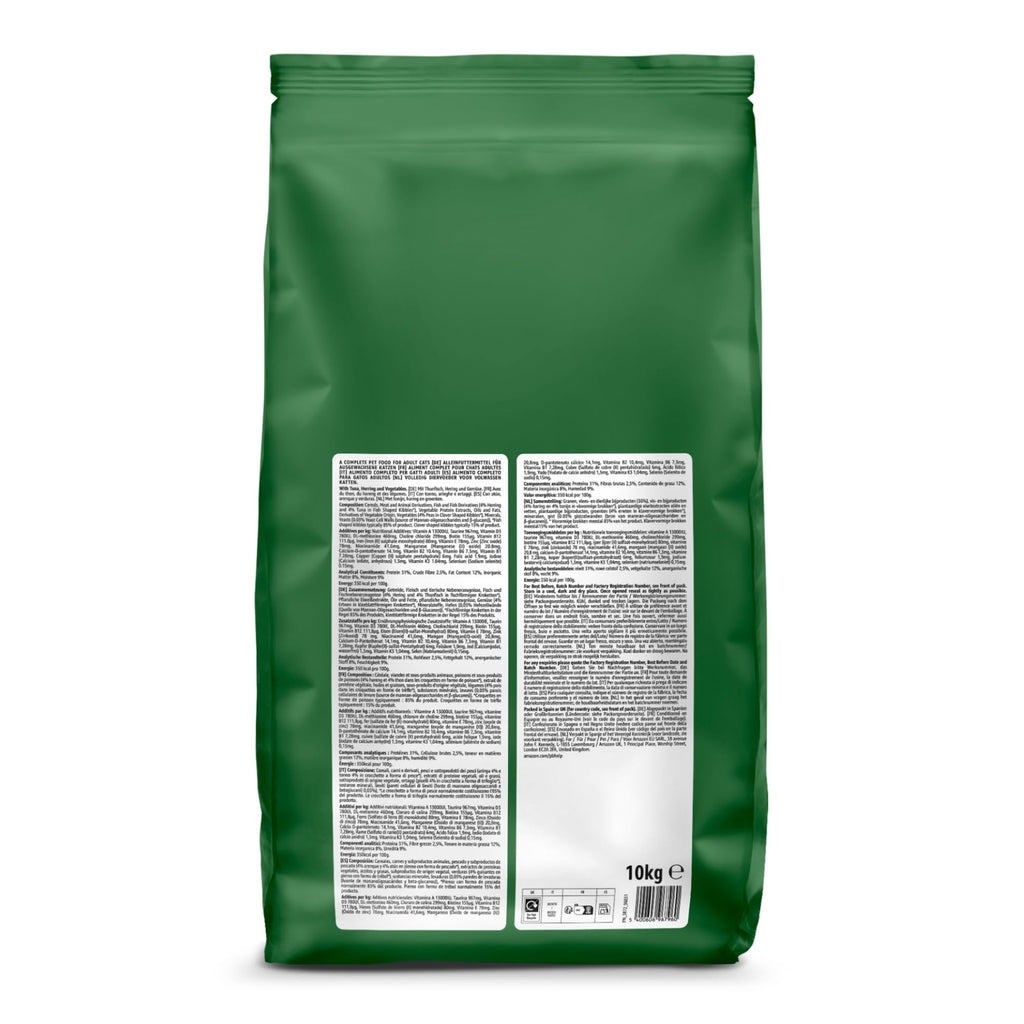 by Amazon - Complete Dry Cat Food with Salmon, Tuna and Vegetables, 1 pack of 3kg
