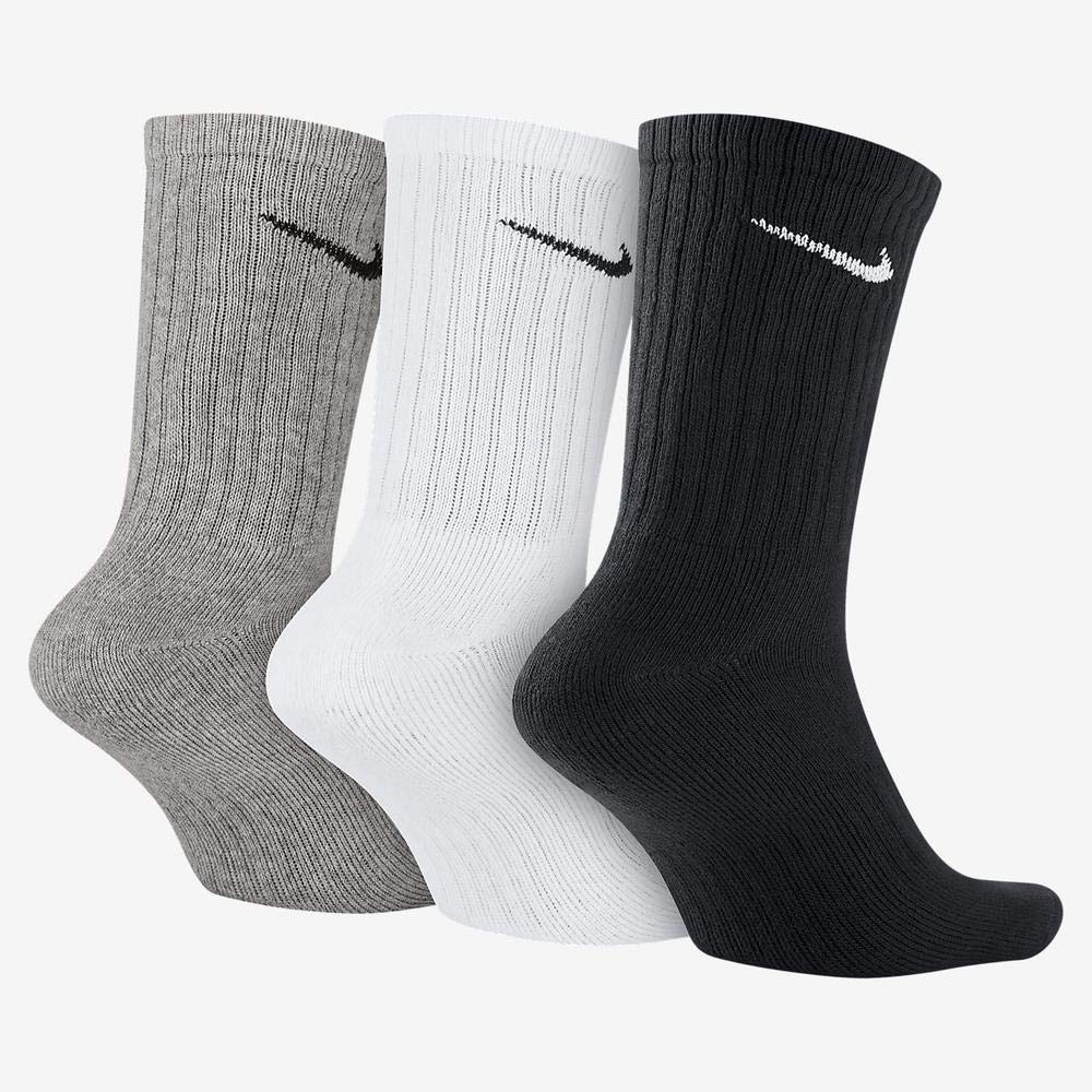 NIKE Unisex U Nk Everyday Csh Crw 3pr 132 Socks
