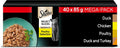 Sheba Select Slices Cat Wet Food - Poultry Selection in Gravy - 40x85g (Pack of 1)
