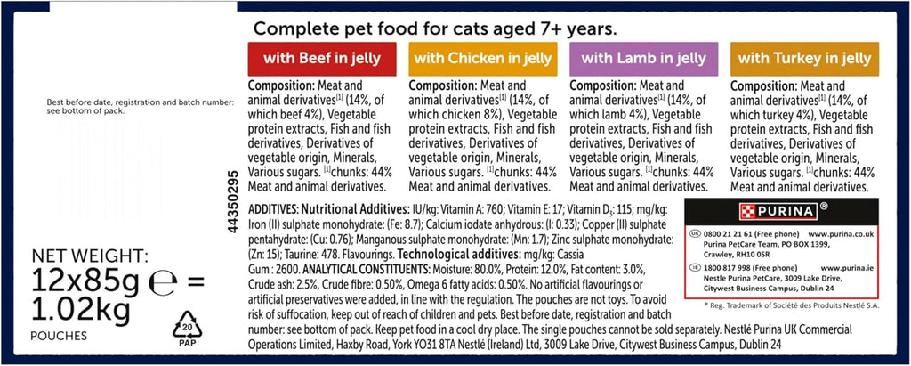 FELIX Doubly Delicious Countryside Selection in Jelly Wet Cat Food 40x85g