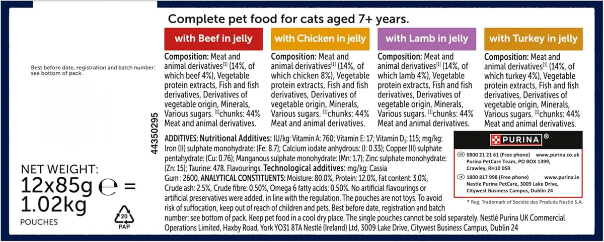FELIX Doubly Delicious Countryside Selection in Jelly Wet Cat Food 40x85g