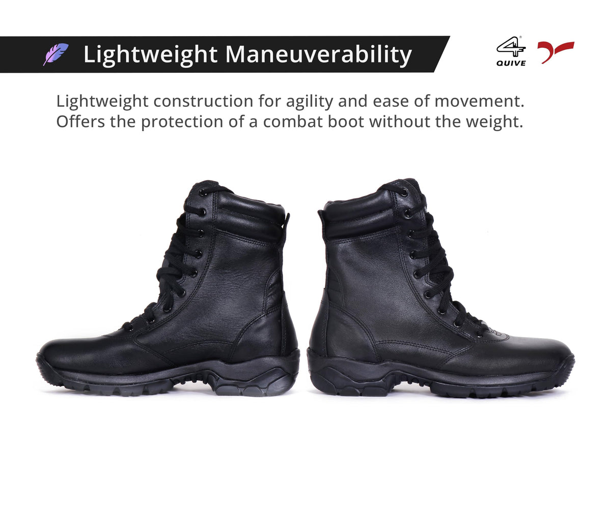 QUIVE SEGA Combat M-21 Mid-Calf Leather Boots