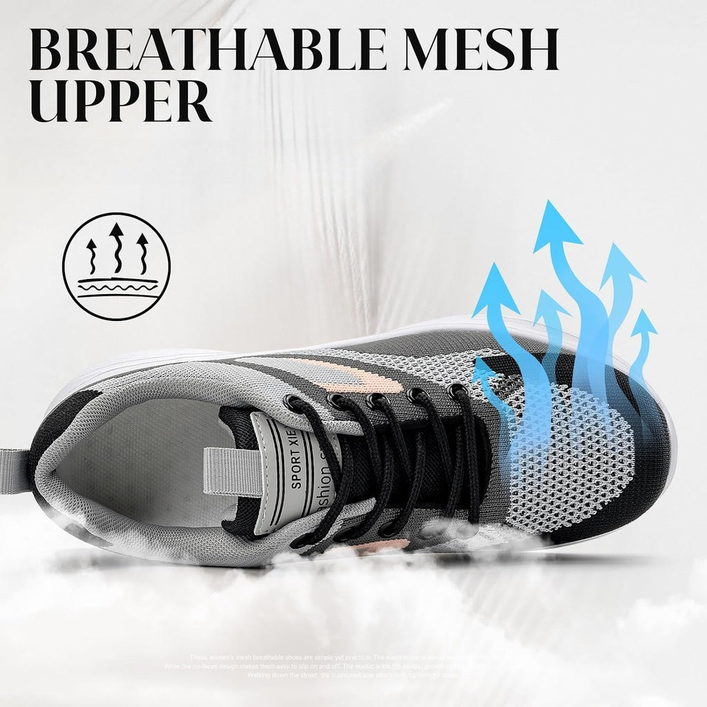 Women's Athletic Running Shoes Fashion Sport Gym Walking Shoes Jogging Tennis Fitness Sneaker