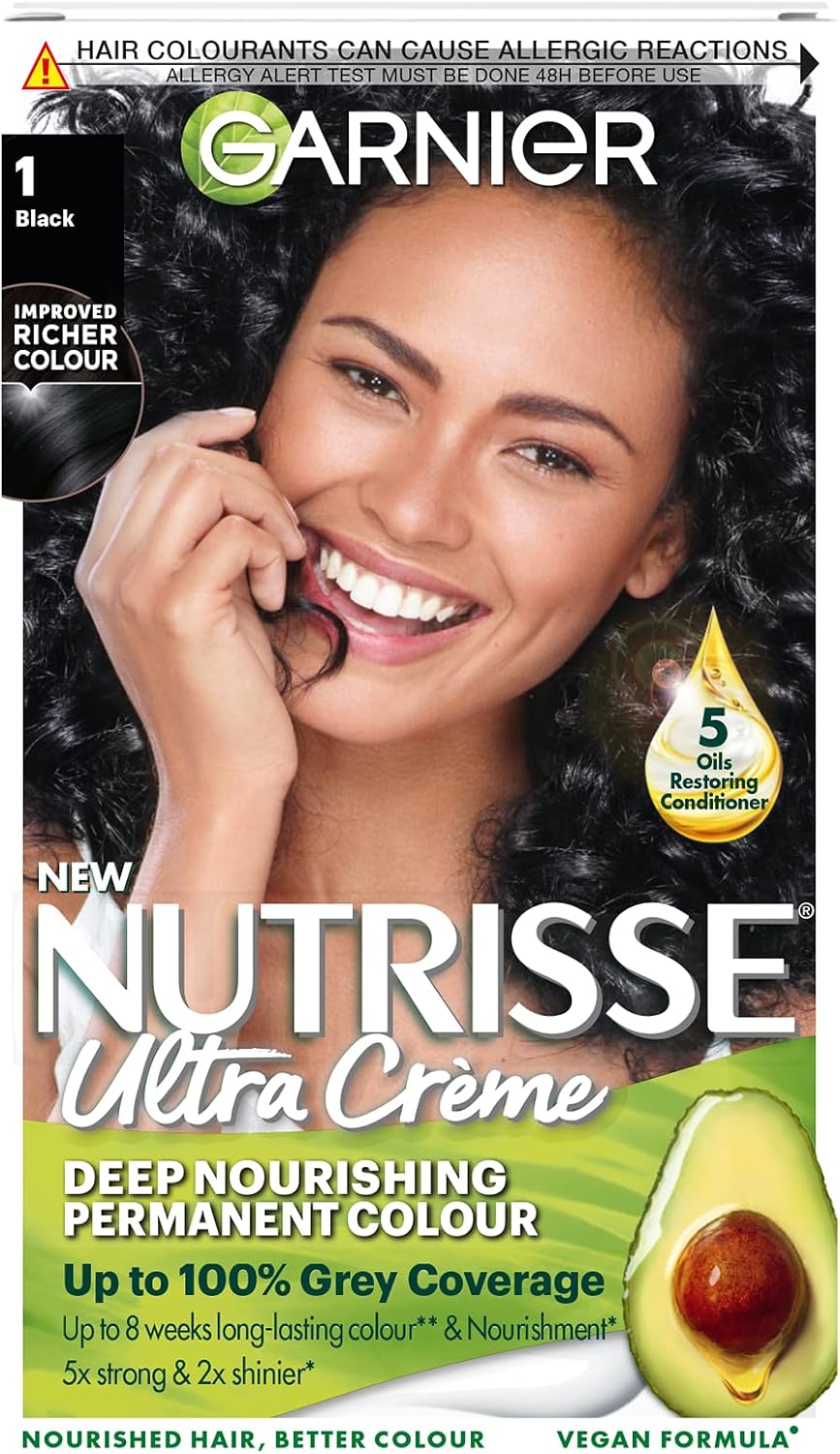 Garnier Nutrisse Ultra Color Permanent Hair Dye, 4.15 Iced Coffee Brown