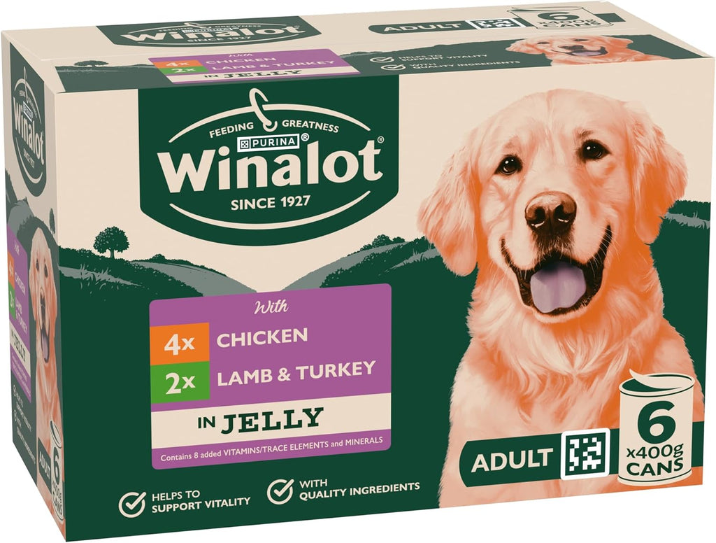 WINALOT Sunday Dinner Mixed in Gravy Wet Dog Food Pouches 40x100g