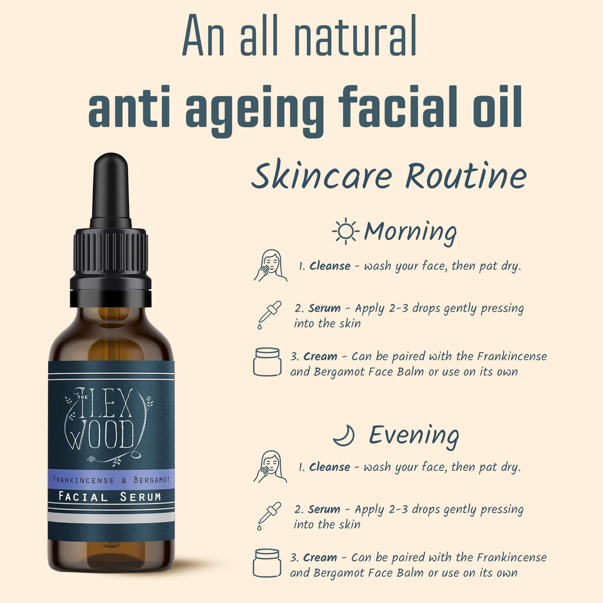 The Ilex Wood Rose & Frankincense Face Cream – Natural Moisturiser 60ml