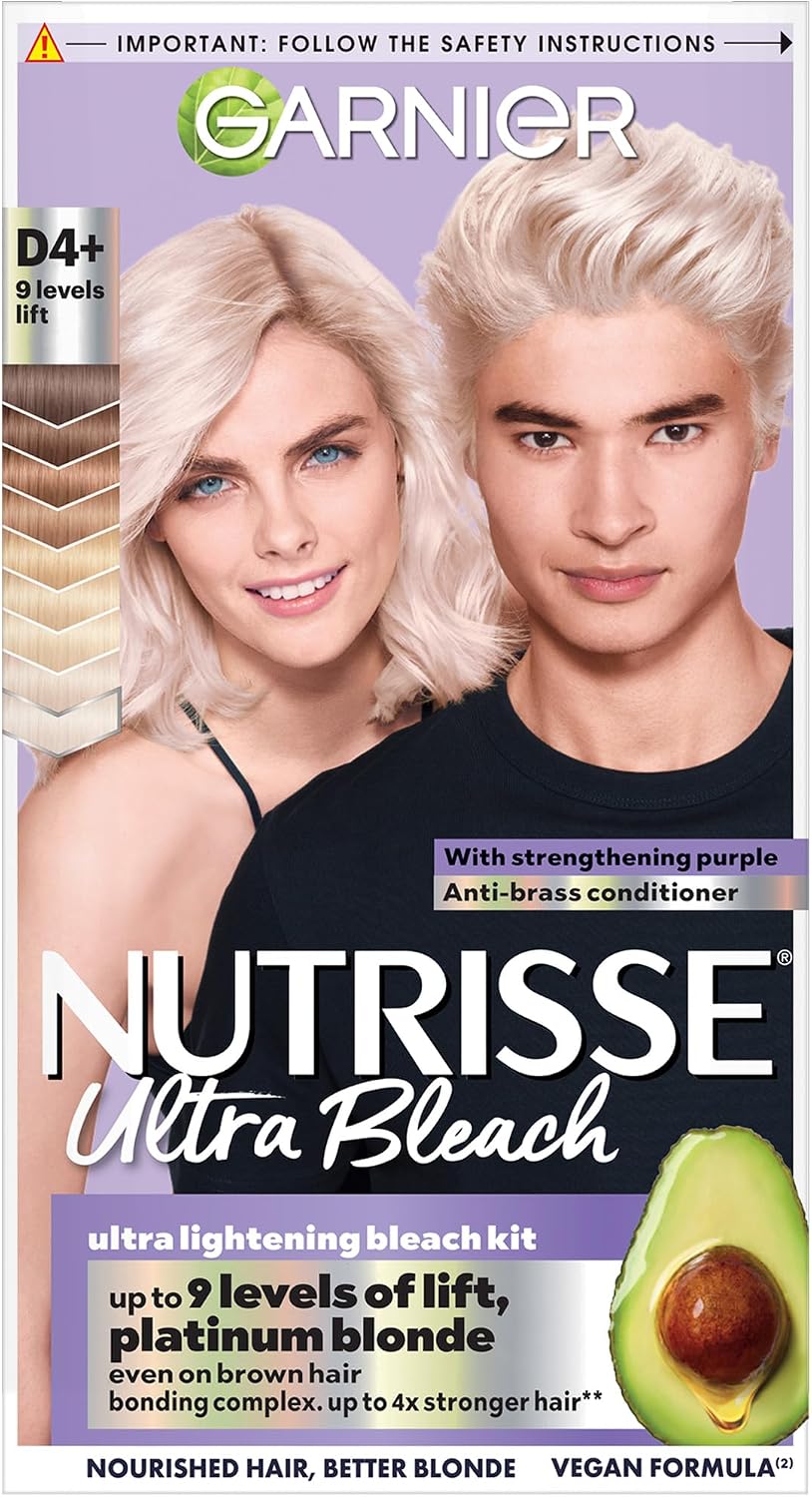 Garnier Nutrisse Ultra Color Permanent Hair Dye, 4.15 Iced Coffee Brown