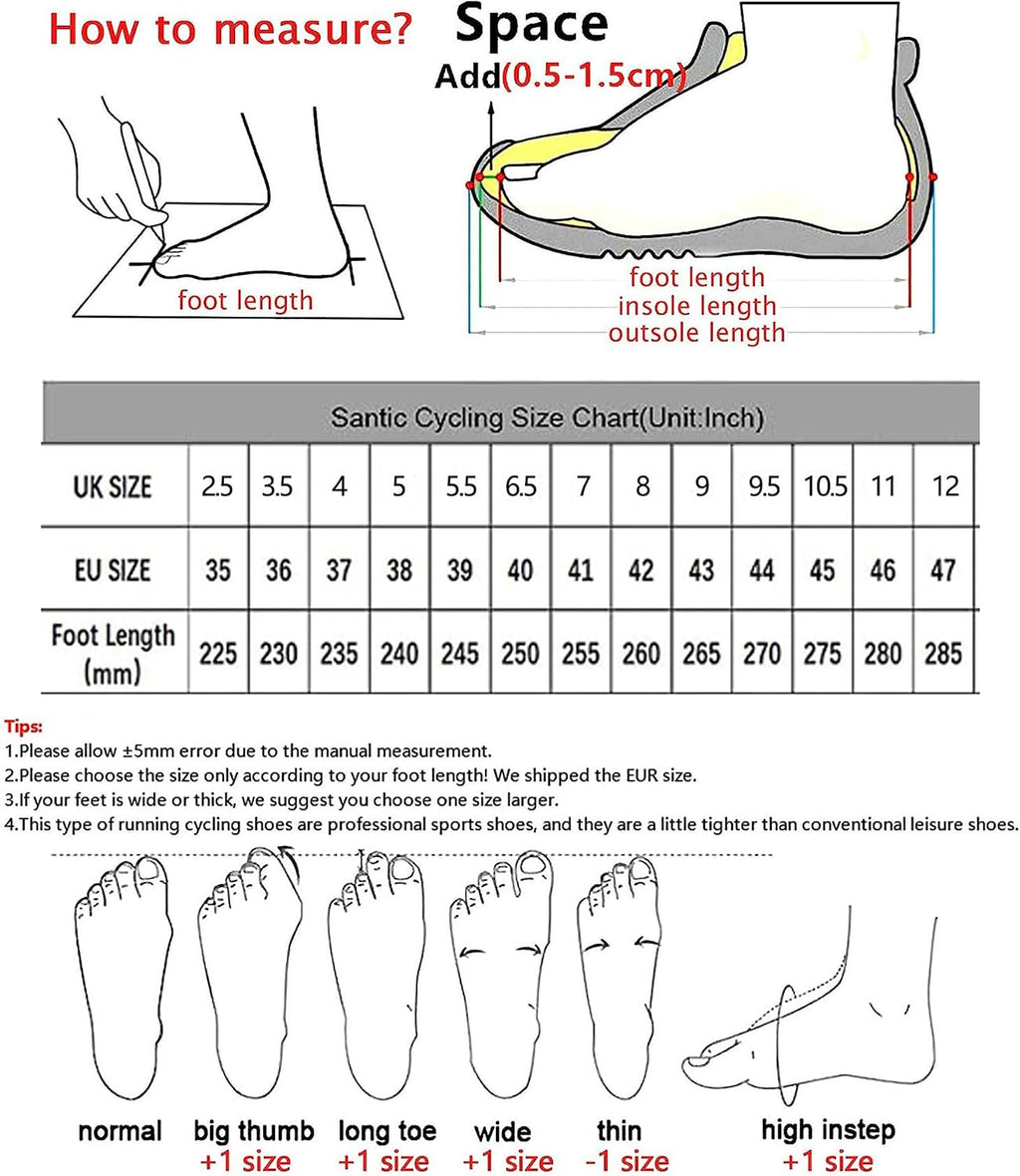 Hixingo Cycling Shoes Flat Mens Womens MTB Bicycle Shoes, Road Bike Anti-Slip Rubber Sole Sneaker Breathable Mountain Bike Shoe Compatible No Cleat, 3.5 to 12 UK