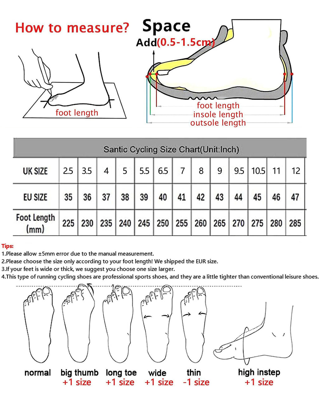 Hixingo Cycling Shoes Flat Mens Womens MTB Bicycle Shoes, Road Bike Anti-Slip Rubber Sole Sneaker Breathable Mountain Bike Shoe Compatible No Cleat, 3.5 to 12 UK
