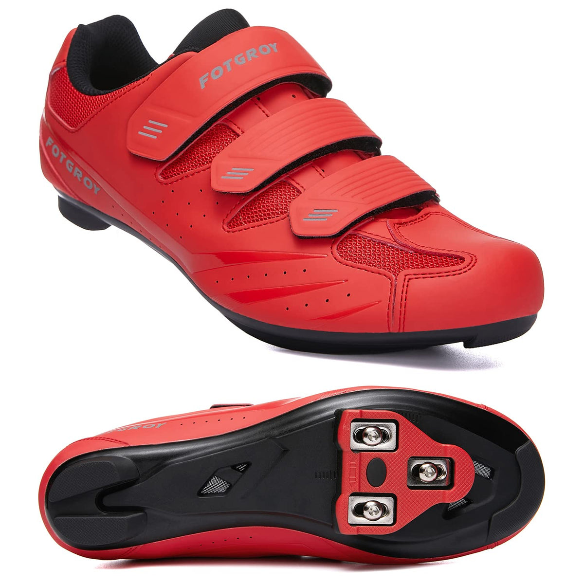 Men's Cycling Shoes for Women, Compatible with Peloton SPD ARC Look Delta Cleats, Unisex Bicycle Riding Spin Shoes Indoor Road Rcing Bikes Shoe