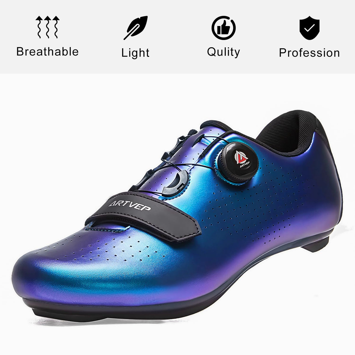Women's Cycling Shoes for Men Road Bike Shoes Compatible with SPD and Delta Pedal Block Peloton Breathable Bicycle Shoes