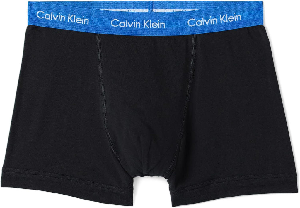 Calvin Klein Men’s 3 Pack Trunks with Logo Waistband