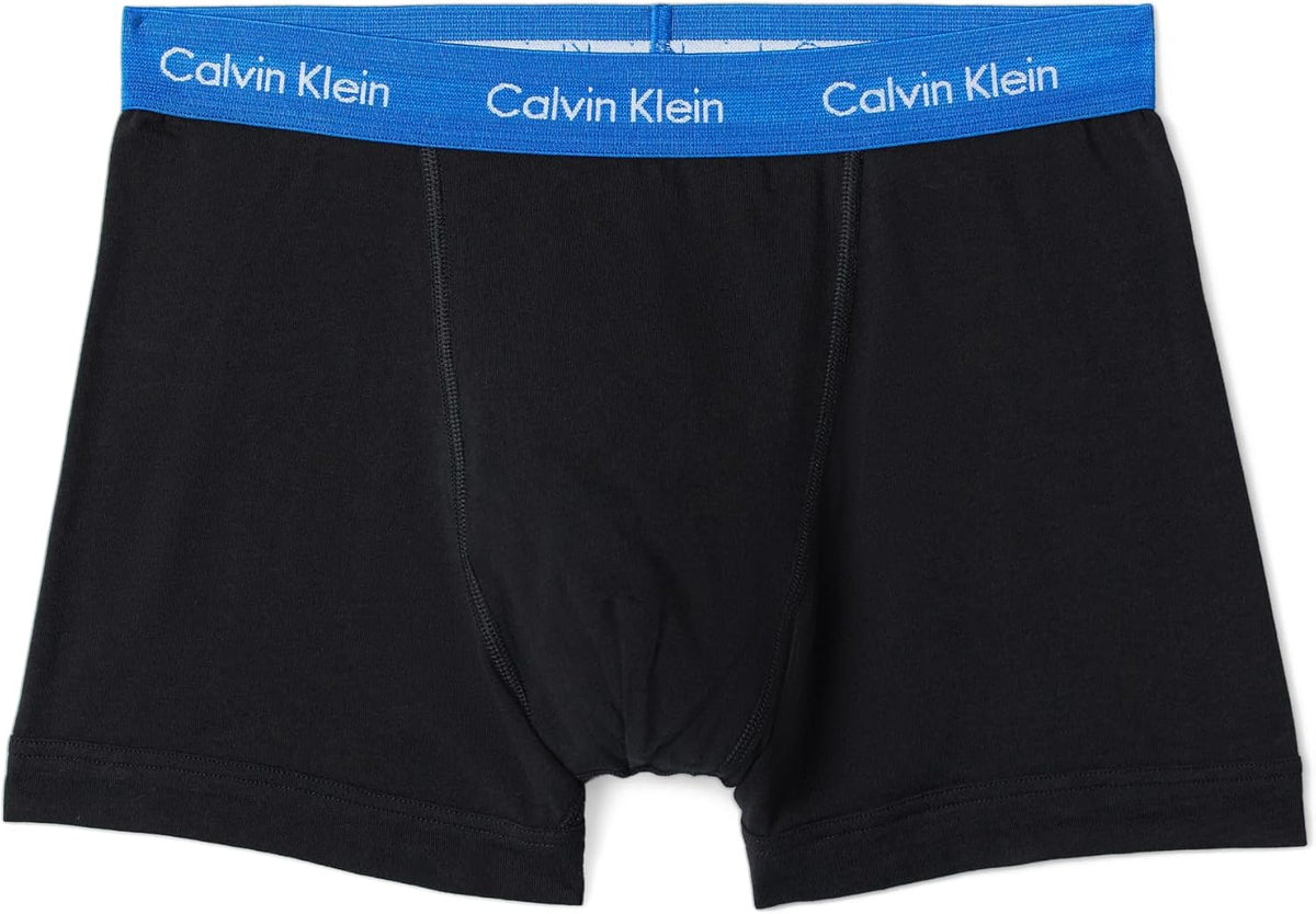 Calvin Klein Men’s 3 Pack Trunks with Logo Waistband