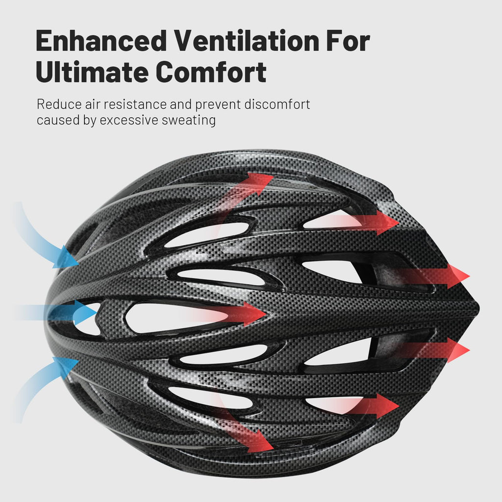 Favoto Bike Helmet for Adult Commute & Road Cycling, Lightweight 27-Vent