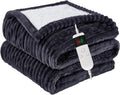 Heated Blanket Throw 130×160cm Electric Blanket, 10 Heating Settings, 1-8h Timer overheat Protection, Machine Washable, Flannel & Sherpa Full Body Warming, Electric Throw Blanket for Sofa