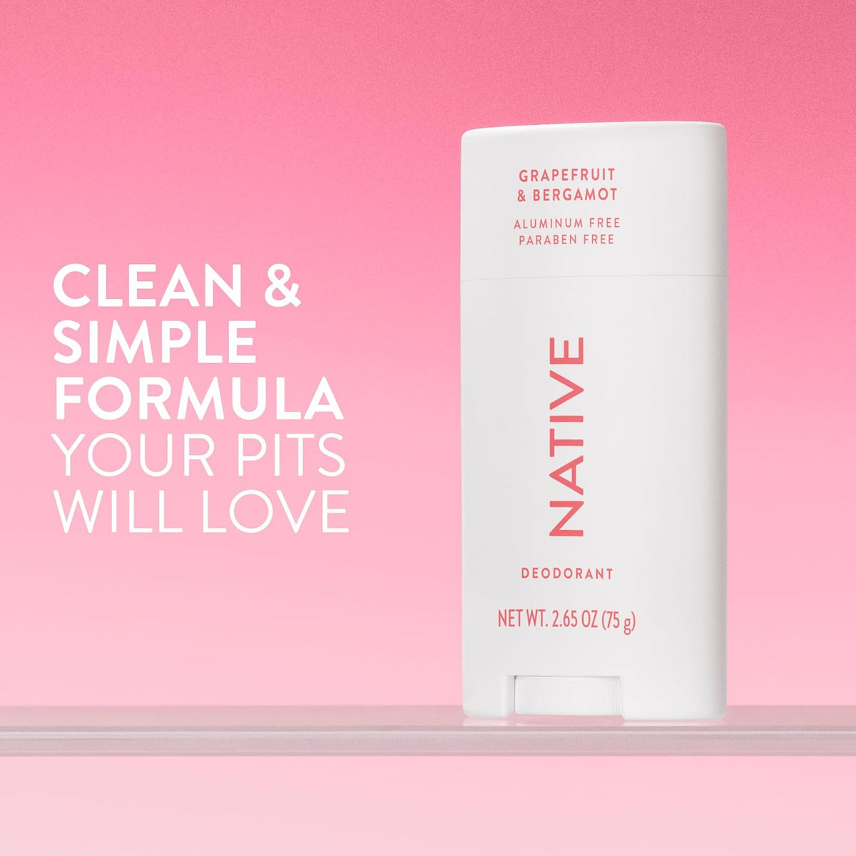 Native Aluminum-Free Deodorant for Women & Men, Coconut & Vanilla, 2.65oz