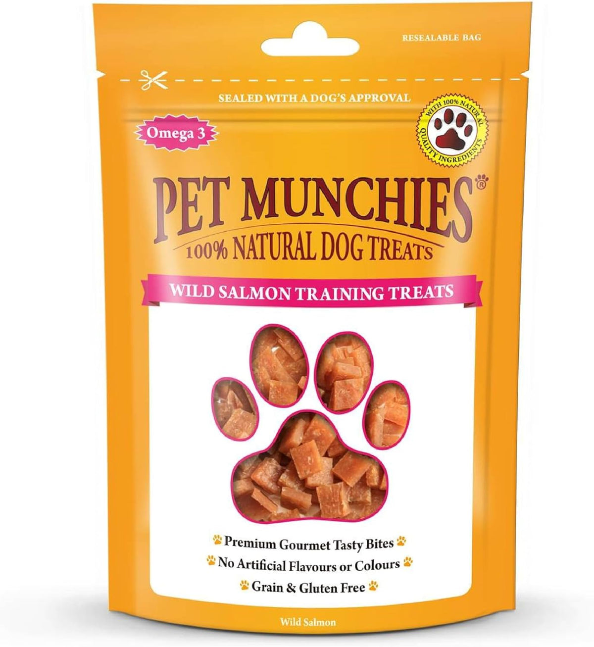 Pet Munchies Venison & Beef Liver Dog Training Treats, Grain Free Tasty Bites with Natural Real Meat, Low in Fat 50g