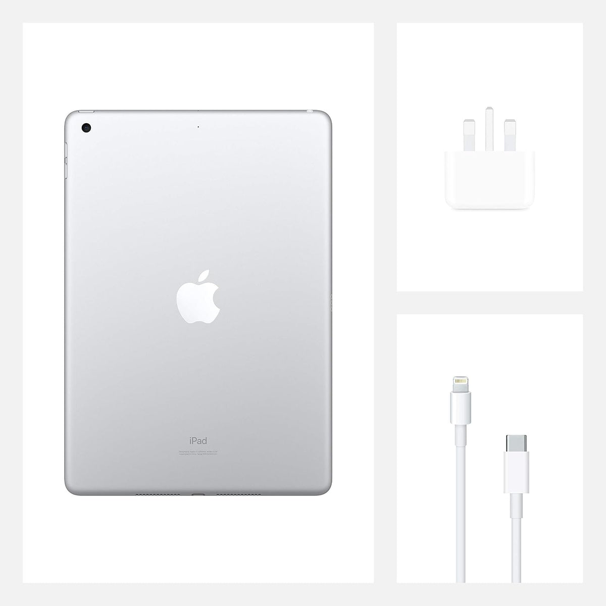 2020 Apple iPad (10.2-inch, Wi-Fi, 32GB) Silver (Renewed)