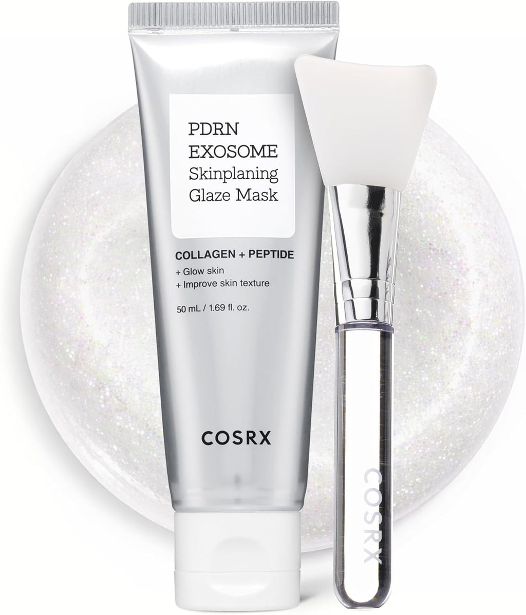 COSRX PDRN Exosome Skinplaning Glaze Mask 50ml (Brush Included)