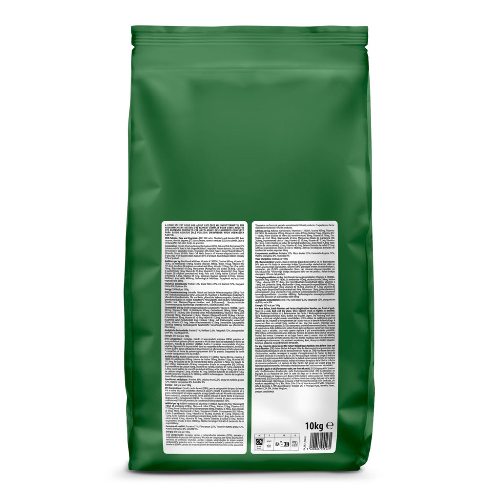 by Amazon - Complete Dry Cat Food with Salmon, Tuna and Vegetables, 1 pack of 3kg