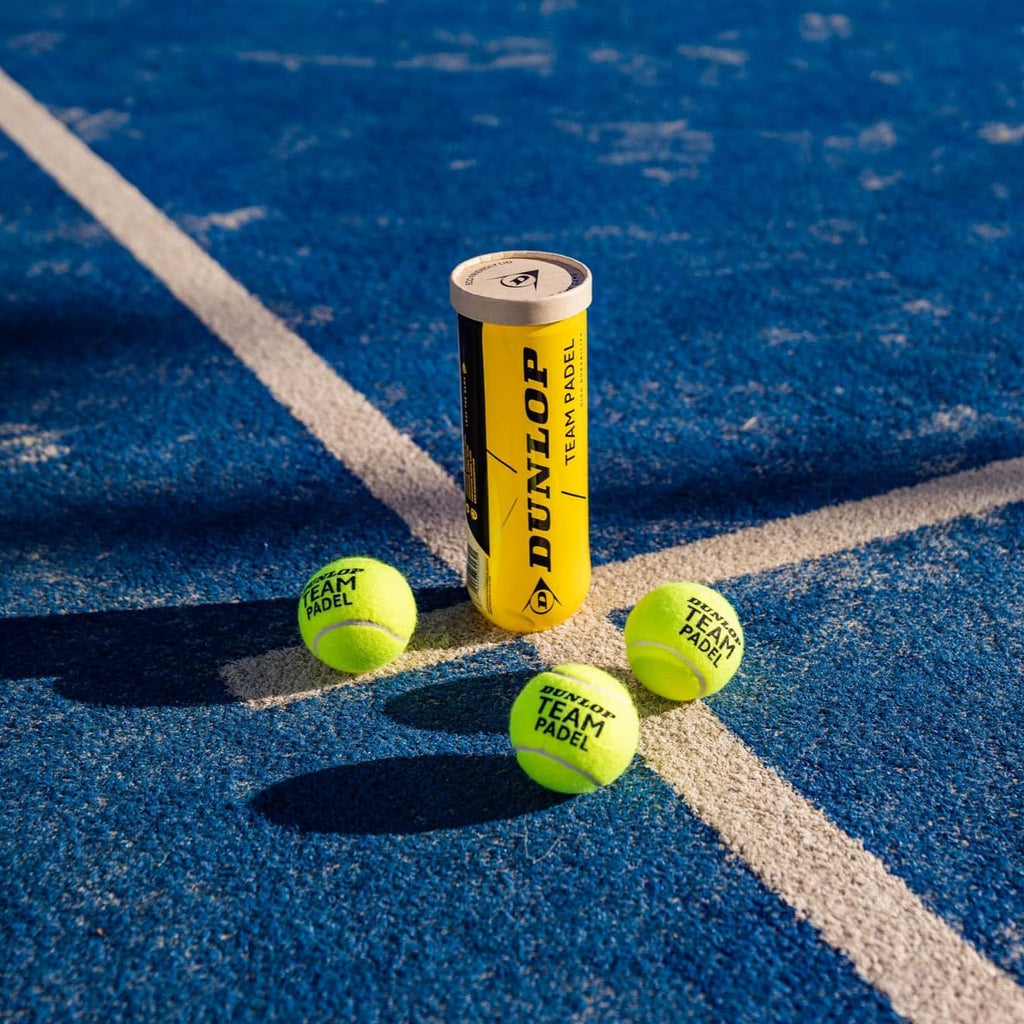 Dunlop Padel Balls Team Padel, 3 Balls