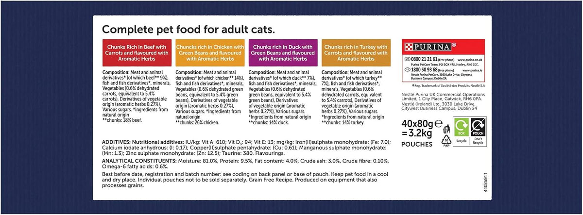 FELIX Soup Tender Strips Farm Selection Wet Cat Food 6x48g (Pack of 8)